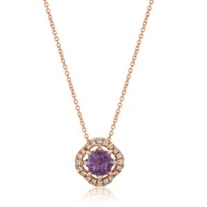 Le Vian® 1ctw. Grape Amethyst™ & Nude Diamonds™ Pendant NIB